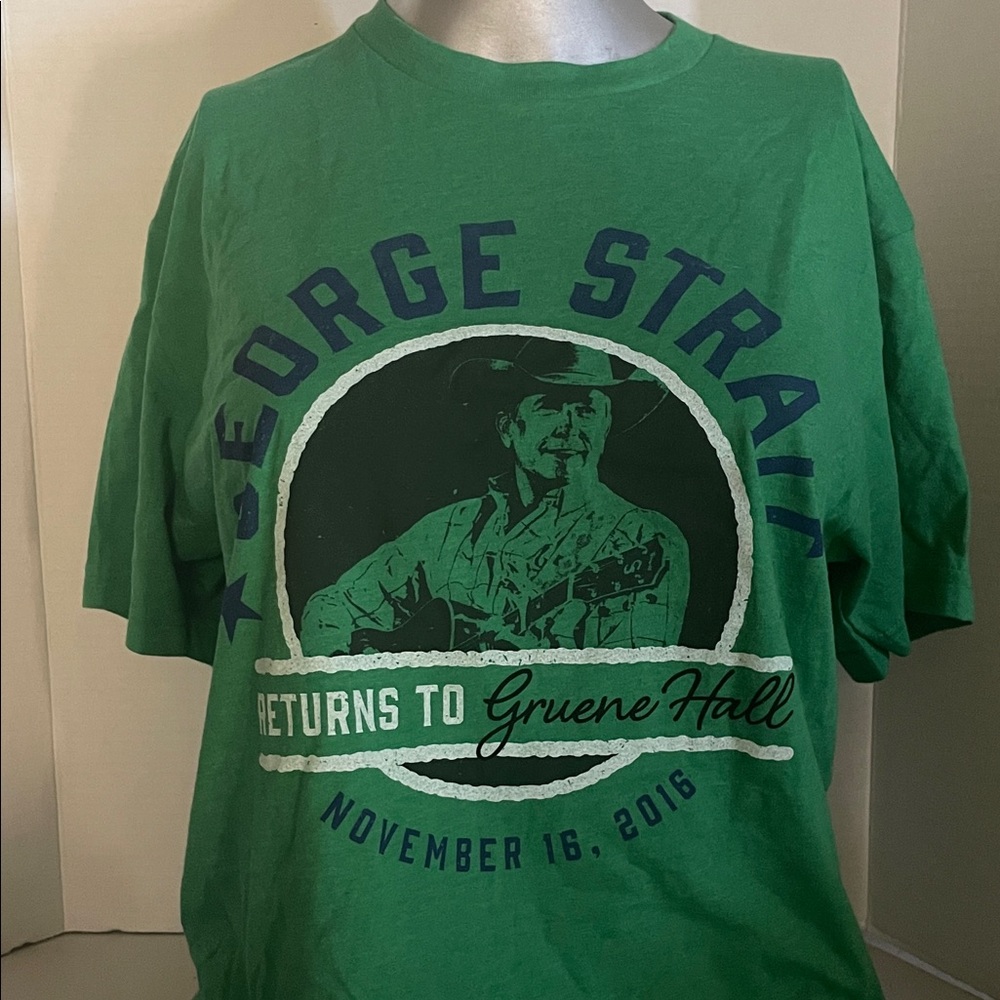 George Strait Green Graphic Tee